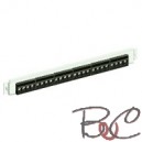 Bandeau support 24 ports RJ45 pour coffret Alvidis