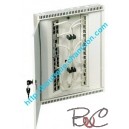Coffret de communication VDI 3 modules 12 RJ45 - ALB09719