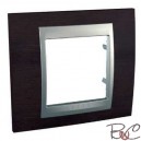 Unica Top - plaque bois Wenge - 2 m - simple - liseré aluminium 