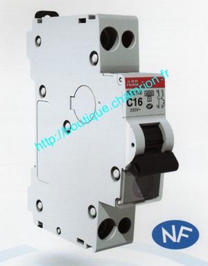 Disjoncteur SN201L - 1Phase + Neutre - 4,5kA courbe C - 2A