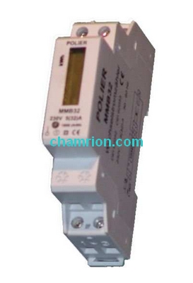 Compteur �lectrique monophas� 32 A (6KW) modulaire LCD
