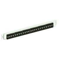 Bandeau support 24 ports RJ45 pour coffret Alvidis